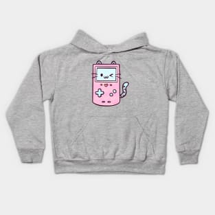 Game Boy Cat Kids Hoodie